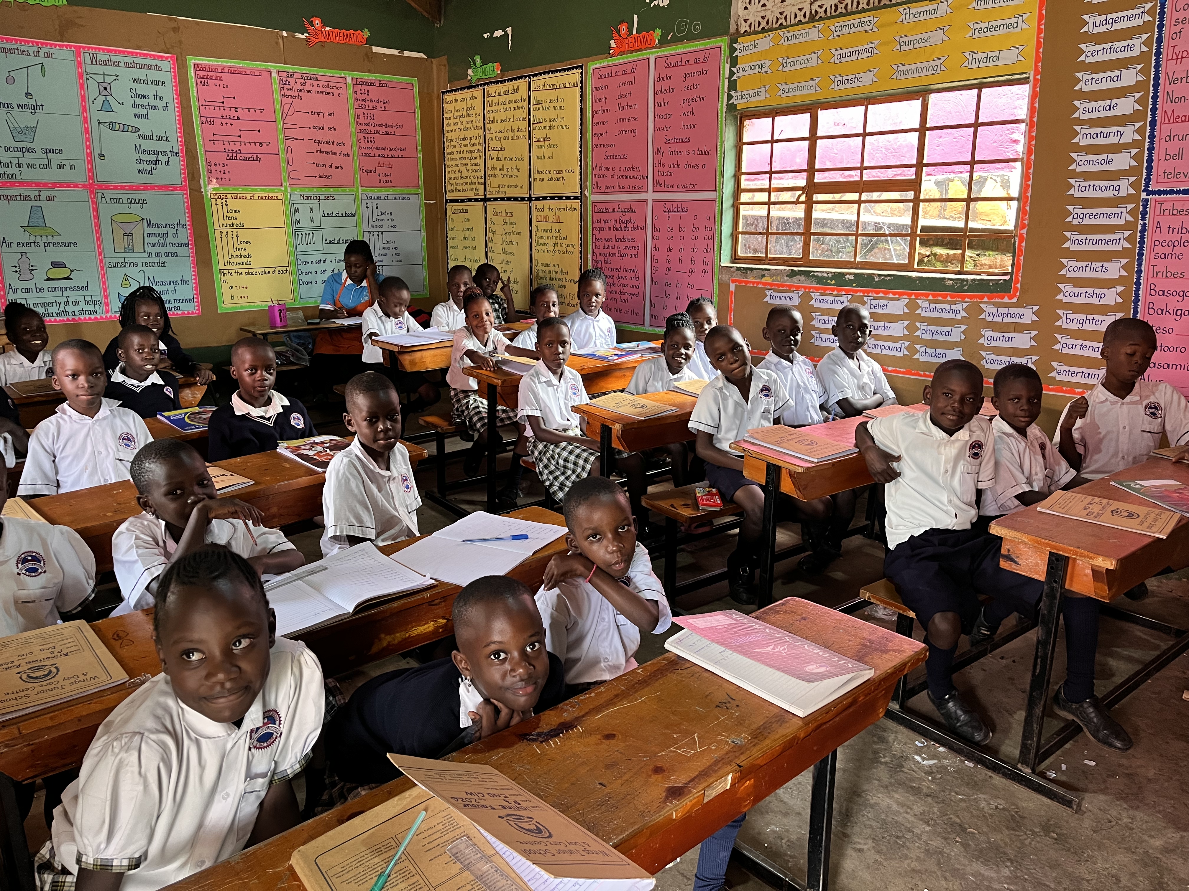 Students learning at Wings Junior School